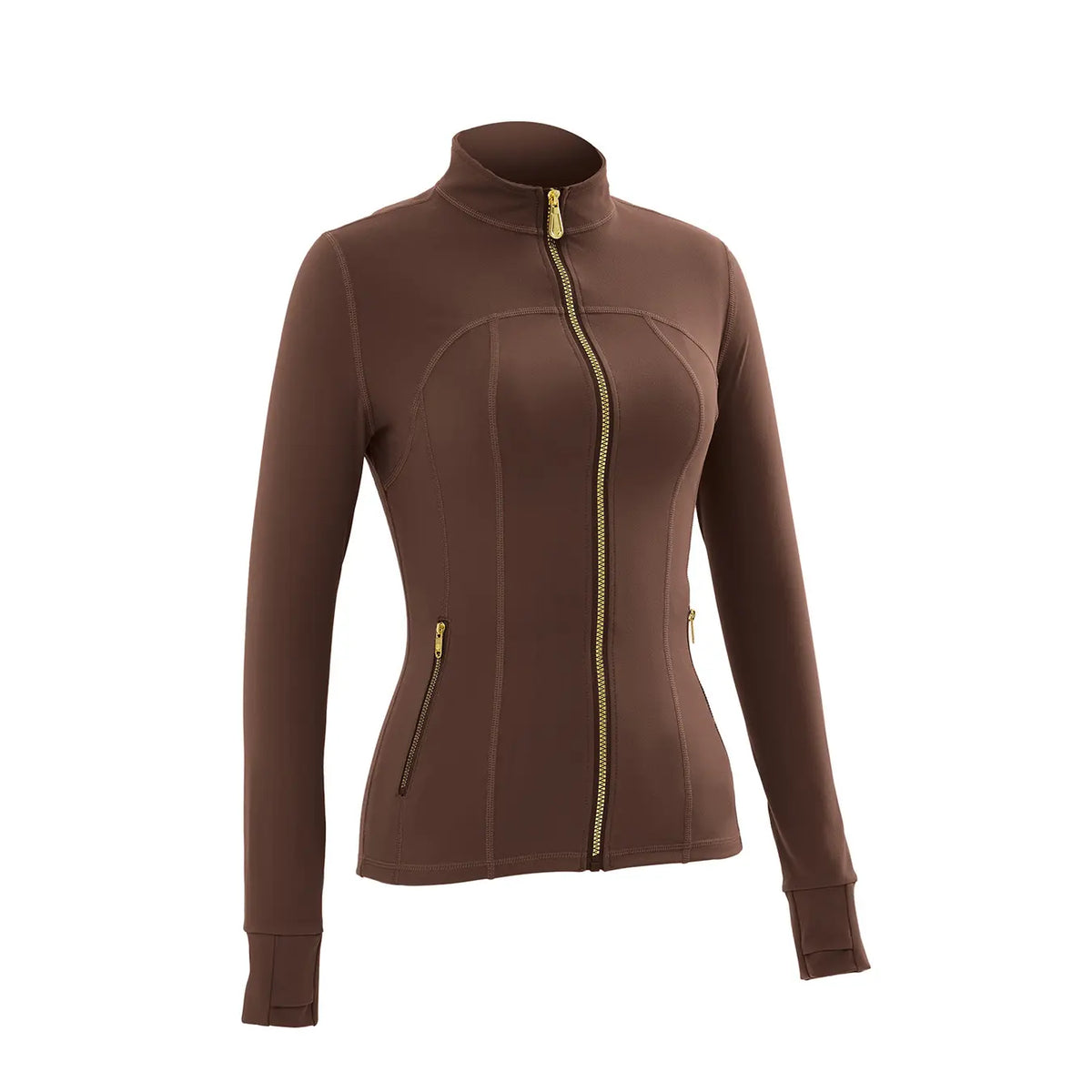Women'S Full-Zip Slim Yoga Jacket - Sportswear with Thumb Holes, Zipper Pockets for Fitness Workouts Backtoschool,Back to School,Back to School Haul