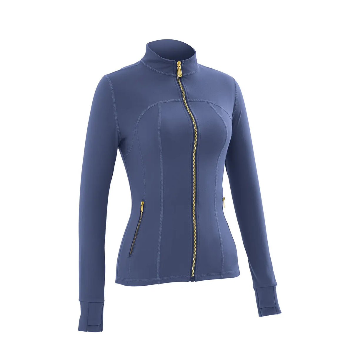Women'S Full-Zip Slim Yoga Jacket - Sportswear with Thumb Holes, Zipper Pockets for Fitness Workouts Backtoschool,Back to School,Back to School Haul