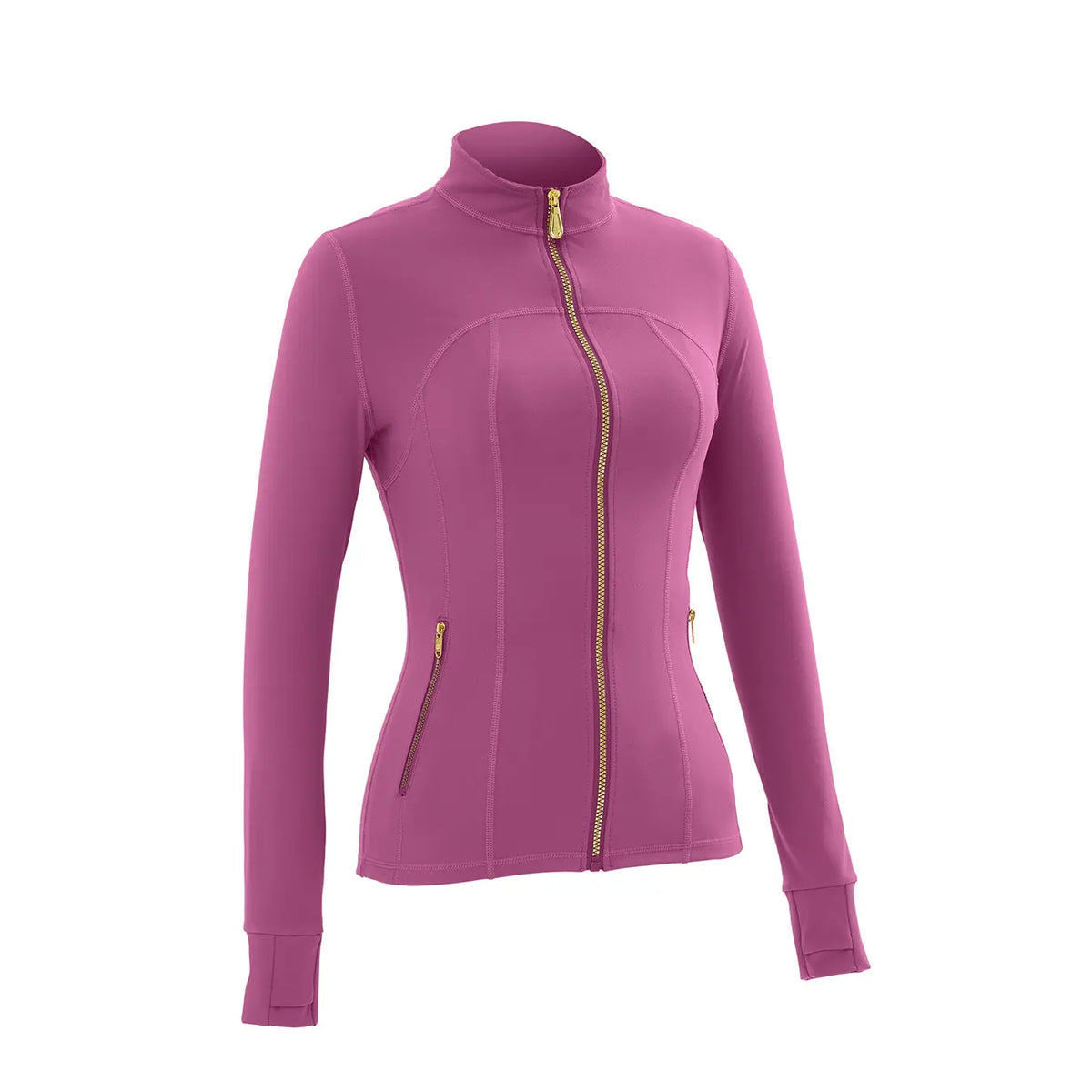 Women'S Full-Zip Slim Yoga Jacket - Sportswear with Thumb Holes, Zipper Pockets for Fitness Workouts Backtoschool,Back to School,Back to School Haul