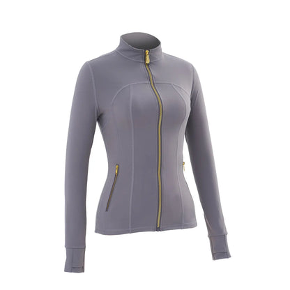 Women'S Full-Zip Slim Yoga Jacket - Sportswear with Thumb Holes, Zipper Pockets for Fitness Workouts Backtoschool,Back to School,Back to School Haul