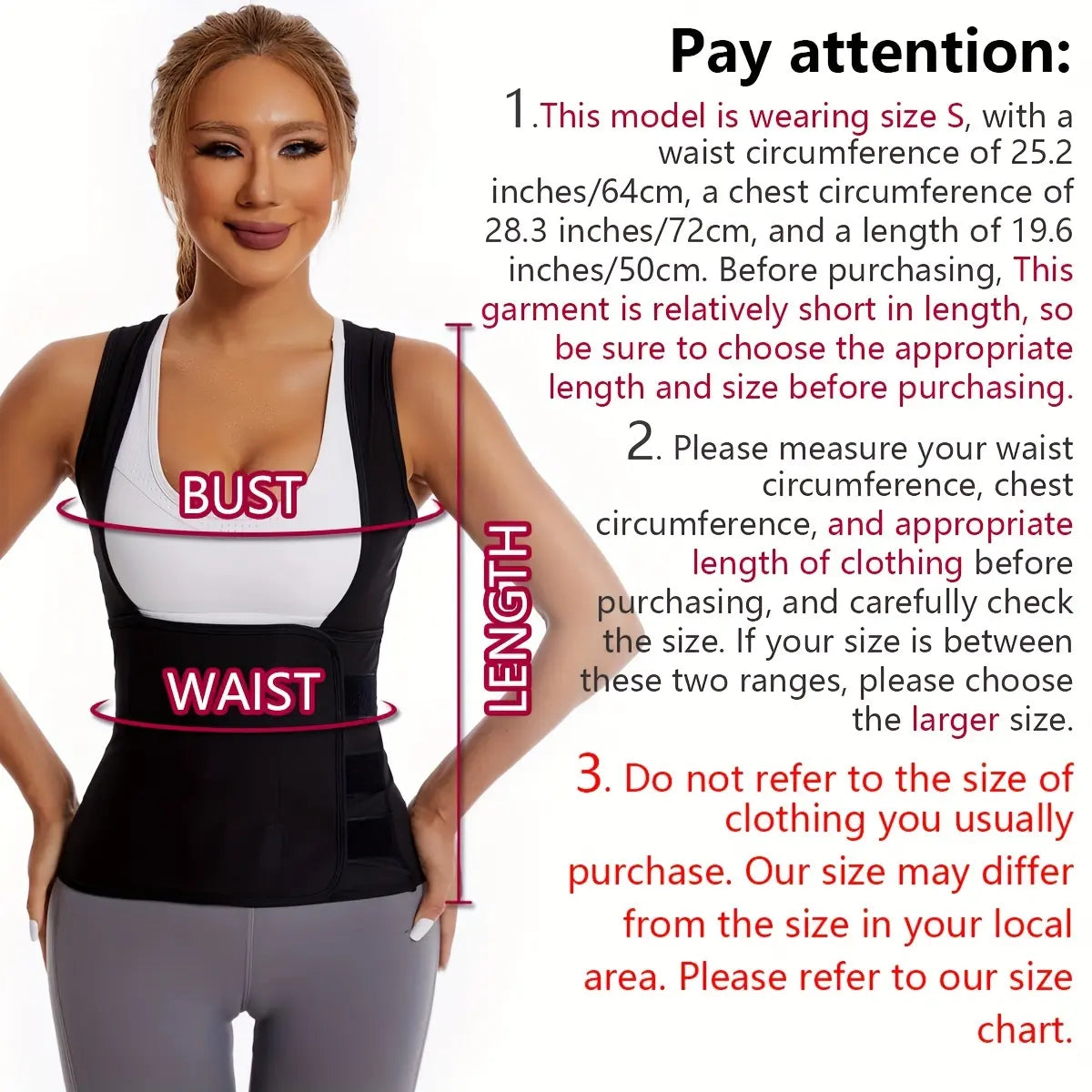 Women'S Bra-Style High Performance Quick Dry Sauna Sweat Vest - Fixed Anti-Sagging Bra, Tummy Control, Stick-On Waist Trimmer, Multi-Size Body Shaper for Yoga Sports, Gym Workout Wear, Athletic Outfits High Performance Activewear